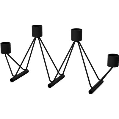 Cooee Design - HC-03-01-BK - Nero - portacandela Cooee Design - HC-03-01-BK - Nero - portacandela
