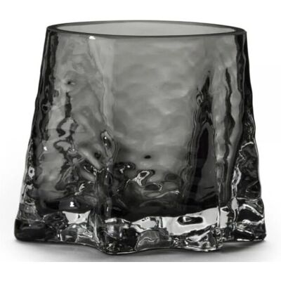 Cooee Design Gry Smoke - Scandinavian Tree-Inspired Glass Candle Holder Cooee Design Gry Smoke - Scandinavian Tree-Inspired Glass Candle Holder