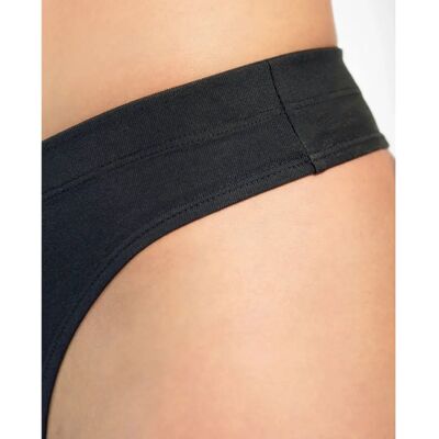 Bread & Boxers - Stringi Thong - Negro - 40/42 Mujeres - Thong Bread & Boxers - Stringi Thong - Negro - 40/42 Mujeres - Thong