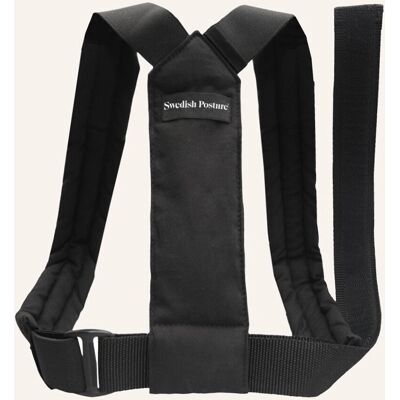 Swedish Posture Flexi Rygstøtte - Holdningsvest Sort Swedish Posture Flexi Rygstøtte - Holdningsvest Sort