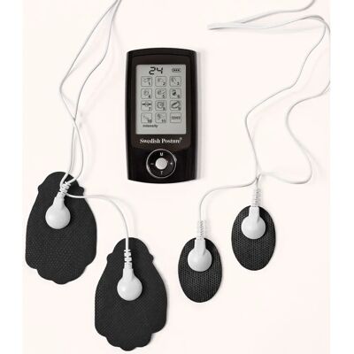 Swedish Posture Sorte TENS-EMS Muskelstimulator - Smertelindring Swedish Posture Sorte TENS-EMS Muskelstimulator - Smertelindring