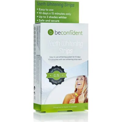 Beconfident X3 Hampaiden valkaisuliuska - 10 päivän setti Beconfident X3 Hampaiden valkaisuliuska - 10 päivän setti