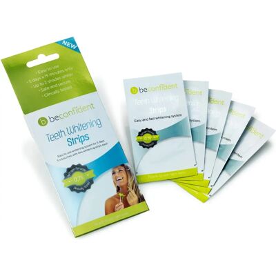 Beconfident Zähnebleichstreifen X3 - 5 Tage Aufhellungsset Beconfident Zähnebleichstreifen X3 - 5 Tage Aufhellungsset