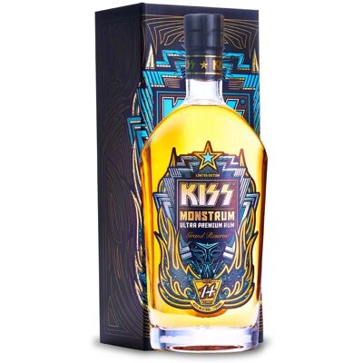Kiss Monstrum 14 Jahre Alter Ultra Premium Rum - Dunkles Bernstein Kiss Monstrum 14 Jahre Alter Ultra Premium Rum - Dunkles Bernstein