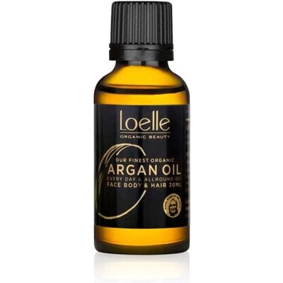 Olio di Argan Biologico Loelle, 30ml - Pelle, Capelli & Unghie Olio di Argan Biologico Loelle, 30ml - Pelle, Capelli & Unghie