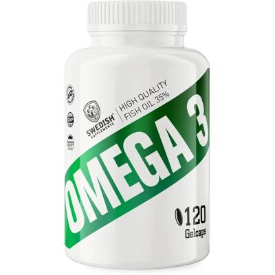 Swedish Supplements Omega 3 - EPA & DHA - 120 Gel Caps Swedish Supplements Omega 3 - EPA & DHA - 120 Gel Caps
