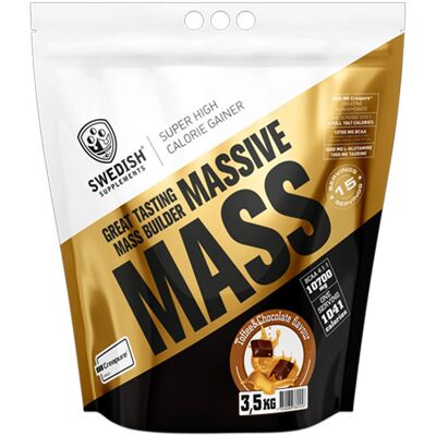 Swedish Supplements Massive Mass - 3,5 kg - Choklad Fudge / Toffee Choklad - Kosttillskott Swedish Supplements Massive Mass - 3,5 kg - Choklad Fudge / Toffee Choklad - Kosttillskott
