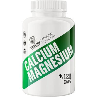 Swedish Supplements Kalcium och Magnesium - 120 kapslar Swedish Supplements Kalcium och Magnesium - 120 kapslar