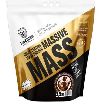 Swedish Supplements Massive Mass - Himmelsk Rik Sjokolade - Kosttilskudd Swedish Supplements Massive Mass - Himmelsk Rik Sjokolade - Kosttilskudd