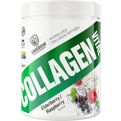 Swedish Supplements Collagen Vital - Elderberry/Raspberry Swedish Supplements Collagen Vital - Elderberry/Raspberry