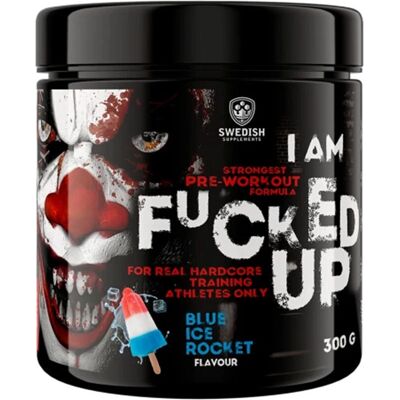 Swedish Supplements F-Cked Up Joker Pwo 300g - Blue Ice Rocket - Pre-workout kosttillskott Swedish Supplements F-Cked Up Joker Pwo 300g - Blue Ice Rocket - Pre-workout kosttillskott