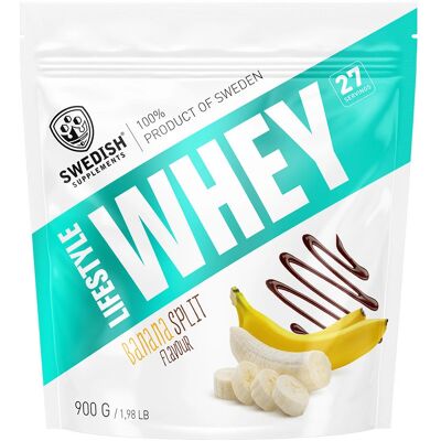 Swedish Supplements Lifestyle Whey Banana Split - Proteinpulver Swedish Supplements Lifestyle Whey Banana Split - Proteinpulver