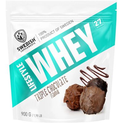 Swedish Supplements Swedish Supplements Whey - 900g - Triple Chocolate Swedish Supplements Swedish Supplements Whey - 900g - Triple Chocolate