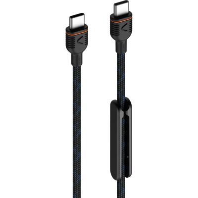 Câble USB Unisynk 10348 - 1,2m USB C Lightning Noir - Publicité Câble USB Unisynk 10348 - 1,2m USB C Lightning Noir - Publicité