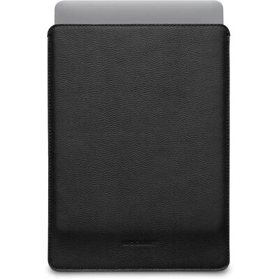 Woolnut Læder Sleeve til MacBook Pro 14" - Sort Woolnut Læder Sleeve til MacBook Pro 14" - Sort