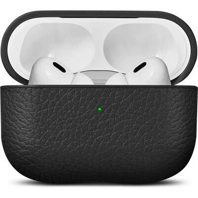 Woolnut Skandinavisk Læder Cover til AirPods Pro (2. generation) - Sort Woolnut Skandinavisk Læder Cover til AirPods Pro (2. generation) - Sort