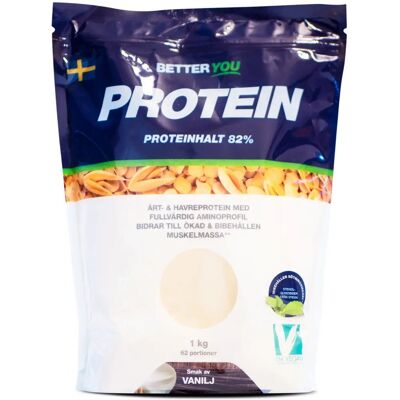 Better You Erte- og Havreprotein Vanilje - Proteinpulver Better You Erte- og Havreprotein Vanilje - Proteinpulver