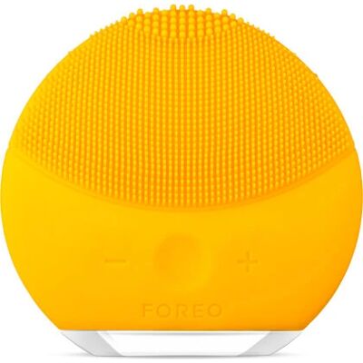 Foreo Luna Mini 2 Pulsation Jaune Batterie - Brosse Nettoyage Visage - Publicité Foreo Luna Mini 2 Pulsation Jaune Batterie - Brosse Nettoyage Visage - Publicité