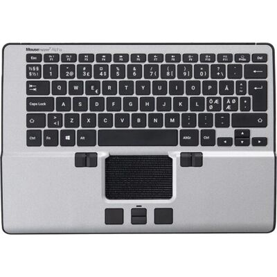 Mousetrapper Alpha - Trådløst ergonomisk tastatur og mus - Sølv Mousetrapper Alpha - Trådløst ergonomisk tastatur og mus - Sølv