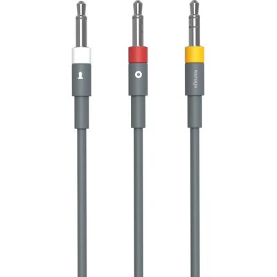 Câble Diviseur Stereo Teenage Engineering - 0,75m - Gris - Câble de séparation audio - Publicité Câble Diviseur Stereo Teenage Engineering - 0,75m - Gris - Câble de séparation audio - Publicité