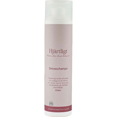 Hjärtligt Detox Shampoo - Djup rengöring för alla hårtyper - 250ml Hjärtligt Detox Shampoo - Djup rengöring för alla hårtyper - 250ml