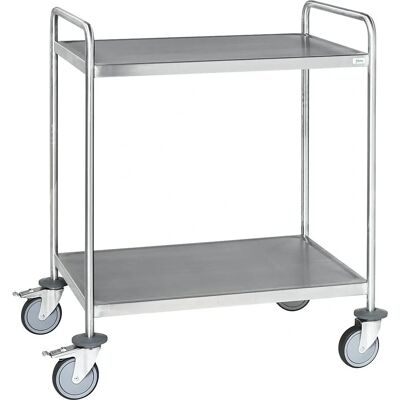 Kongamek - Edelstahl Tischwagen - 2 Ladeflächen - Kitchen cart Kongamek - Edelstahl Tischwagen - 2 Ladeflächen - Kitchen cart
