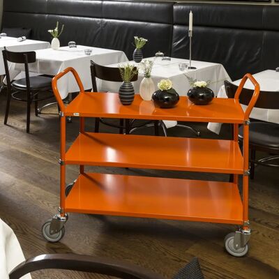 Kongamek - Carrello a 3 livelli - Rosso - 900x440mm - Carrello Kongamek - Carrello a 3 livelli - Rosso - 900x440mm - Carrello