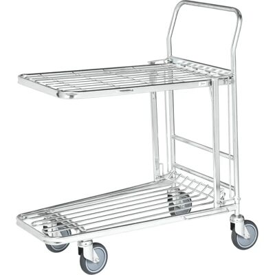 Kongamek - Einkaufswagen 2 Böden - 860x530x1010mm - 300 kg Tragkraft - Shopping trolley Kongamek - Einkaufswagen 2 Böden - 860x530x1010mm - 300 kg Tragkraft - Shopping trolley