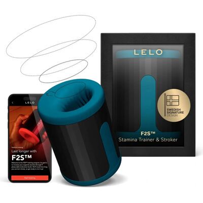 LELO F2S Masturbátor - Modrý - Flexibilní & Ovládání přes Aplikaci LELO F2S Masturbátor - Modrý - Flexibilní & Ovládání přes Aplikaci