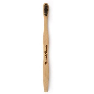 La brosse à dents en bambou The Humble Co. Noire - Doux pour adultes - Publicité La brosse à dents en bambou The Humble Co. Noire - Doux pour adultes - Publicité