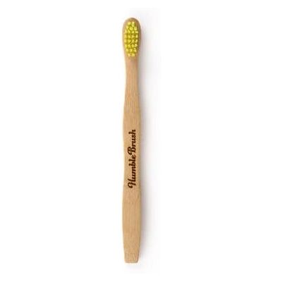 Humble Co. Cepillo de Dientes de Bambú para Niños Amarillo - Cepillo de Dientes Humble Co. Cepillo de Dientes de Bambú para Niños Amarillo - Cepillo de Dientes