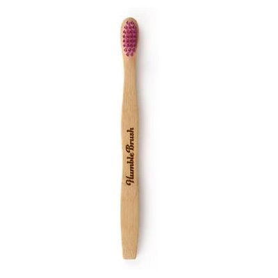 Humble Co. Escova de dentes infantil de bambu rosa - Escova Humble Co. Escova de dentes infantil de bambu rosa - Escova