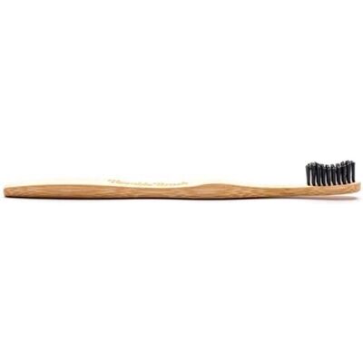 Brosse à dents en bambou et charbon actif pour adultes - Brosse à dents - Publicité Brosse à dents en bambou et charbon actif pour adultes - Brosse à dents - Publicité
