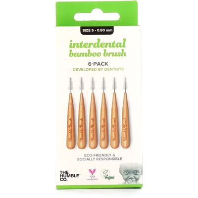 Humble Co Interdentalbørste Størrelse 5 - Grønn - Interdentalbørste Humble Co Interdentalbørste Størrelse 5 - Grønn - Interdentalbørste