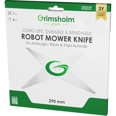 TDR 29cm Roboter-Rasenmähermesser - Stahl, Passend für Stiga Autoclip TDR 29cm Roboter-Rasenmähermesser - Stahl, Passend für Stiga Autoclip