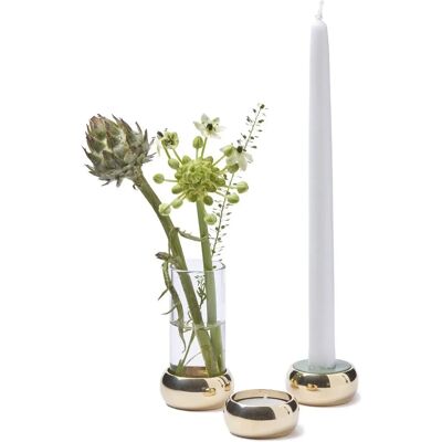 KLONG Constella Messing Lysestake Sett - Gavepakke KLONG Constella Messing Lysestake Sett - Gavepakke