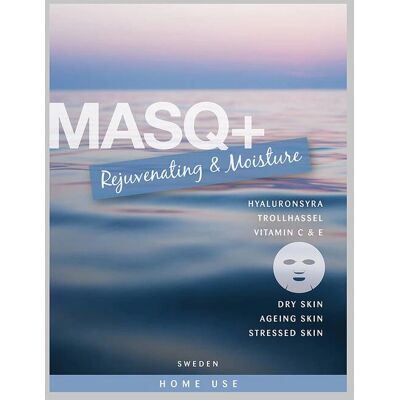 MASQ+ Foryngende & Fuktighetsgivende Ansiktsmaske - Ansiktsmaske MASQ+ Foryngende & Fuktighetsgivende Ansiktsmaske - Ansiktsmaske