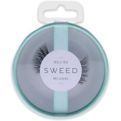 Sweed svarte Tête à Tête falske vipper - Naturlige, Diskret, Begynner Sweed svarte Tête à Tête falske vipper - Naturlige, Diskret, Begynner