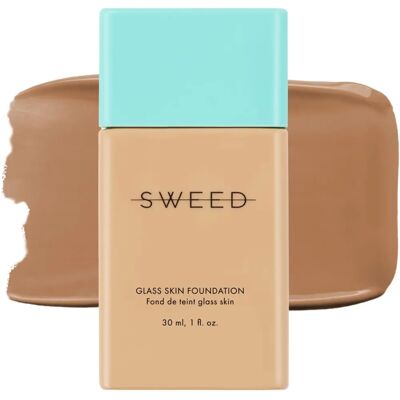 Sweed Glass Skin Foundation - Beige - Middels Dekning - 30ml Sweed Glass Skin Foundation - Beige - Middels Dekning - 30ml