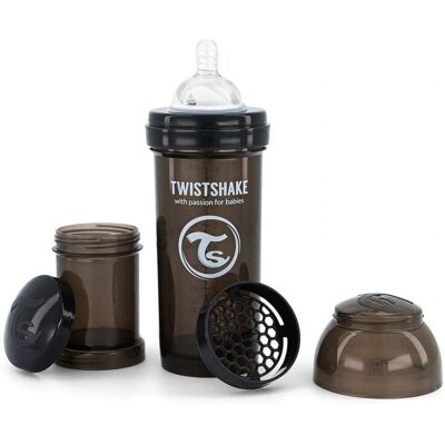 Biberon anti-colique Twistshake 260ml - noir 260 ml - Publicité Biberon anti-colique Twistshake 260ml - noir 260 ml - Publicité