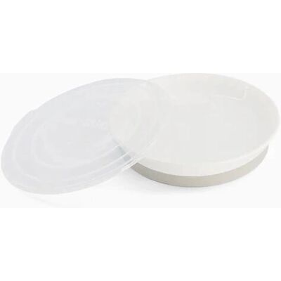 Twistshake Weiß Kinderteller BPA-frei Rutschfest Für Reisen 6+ Monate Twistshake Weiß Kinderteller BPA-frei Rutschfest Für Reisen 6+ Monate