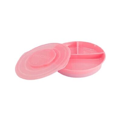 Twistshake Kinderbordje Pink - Verdeeld Bord Twistshake Kinderbordje Pink - Verdeeld Bord