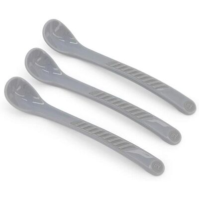 Ensemble de 3 cuillères d'alimentation Twistshake - Gris Pastel Ensemble de 3 cuillères d'alimentation Twistshake - Gris Pastel