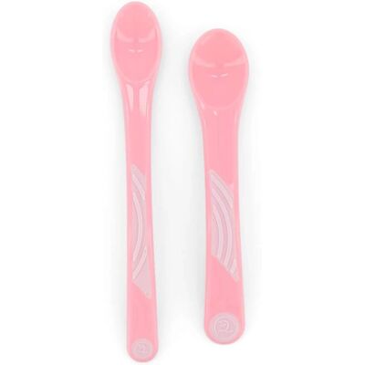 Set de 2 cuillères Twistshake Rose Pastel - Ustensiles d'alimentation - Publicité Set de 2 cuillères Twistshake Rose Pastel - Ustensiles d'alimentation - Publicité