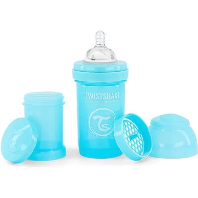 Biberon Anti-Coliques Twistshake Bleu 180ml Biberon Anti-Coliques Twistshake Bleu 180ml