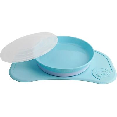 Ensemble Vaisselle Bébé Twistshake - Bleu Pastel, Sans BPA, Antidérapant - Publicité Ensemble Vaisselle Bébé Twistshake - Bleu Pastel, Sans BPA, Antidérapant - Publicité