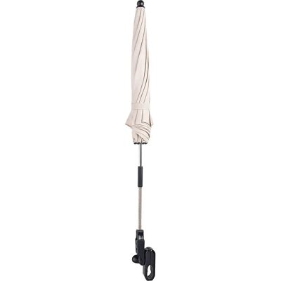 Beige Solskjerm Twistshake - UPF50, Justerbar, 80cm Beige Solskjerm Twistshake - UPF50, Justerbar, 80cm