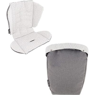 Housse de Siège Gris et Sac de Pieds Twistshake - Accessoires Poussette Housse de Siège Gris et Sac de Pieds Twistshake - Accessoires Poussette