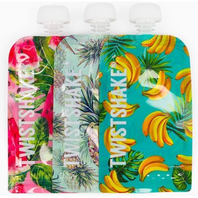 Twistshake Barns tryckpåsar - 220 ml, BPA-fri, läckagesäkra Twistshake Barns tryckpåsar - 220 ml, BPA-fri, läckagesäkra
