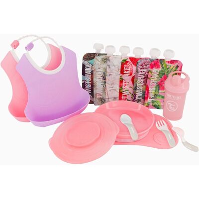 Set de Masă pentru Copii Twistshake Roz Set de Masă pentru Copii Twistshake Roz